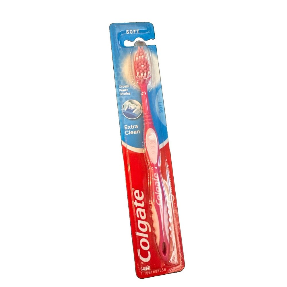 Colgate, Extra Clean Toothbrush Soft 1 Pink